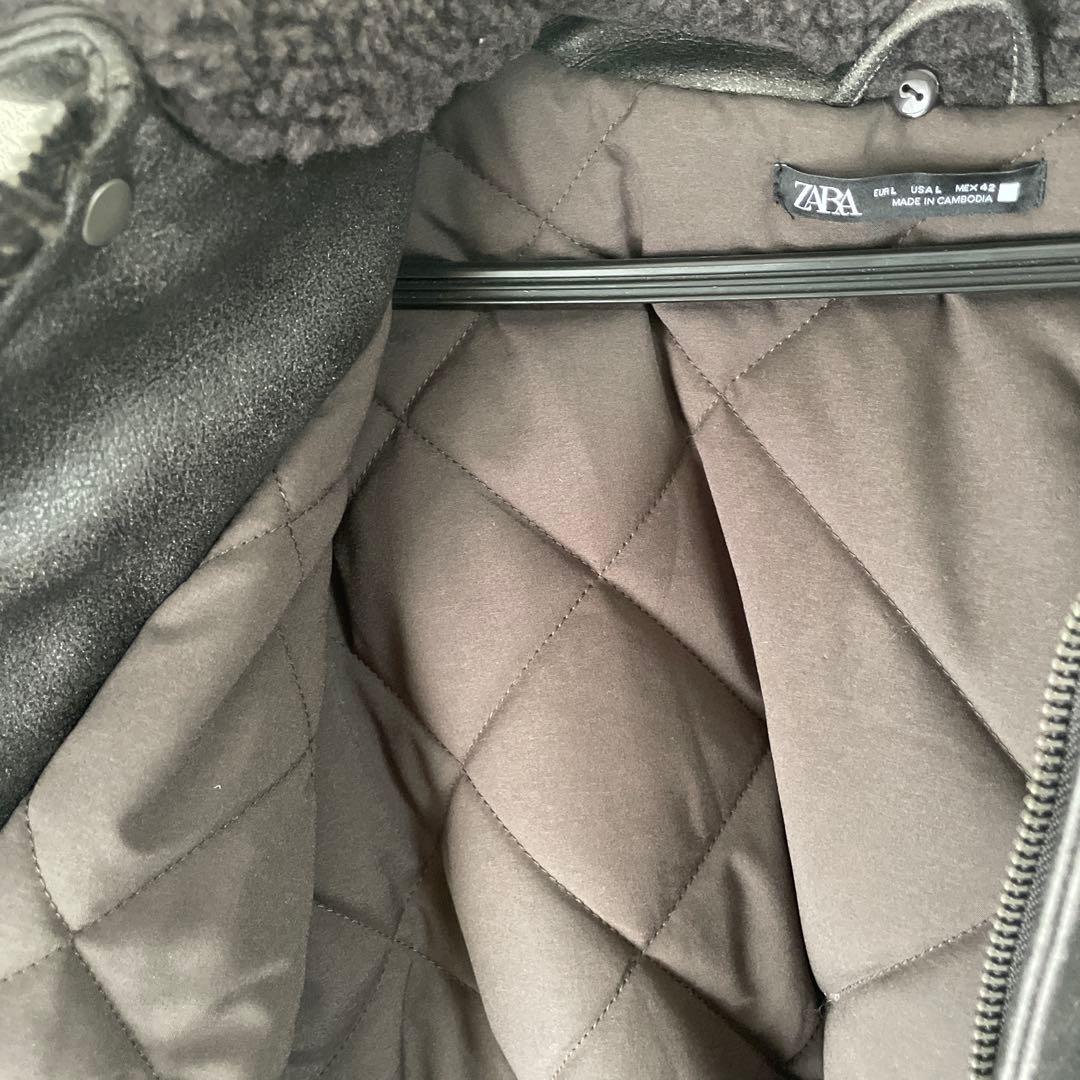 ZARA フェイクレザージャケット