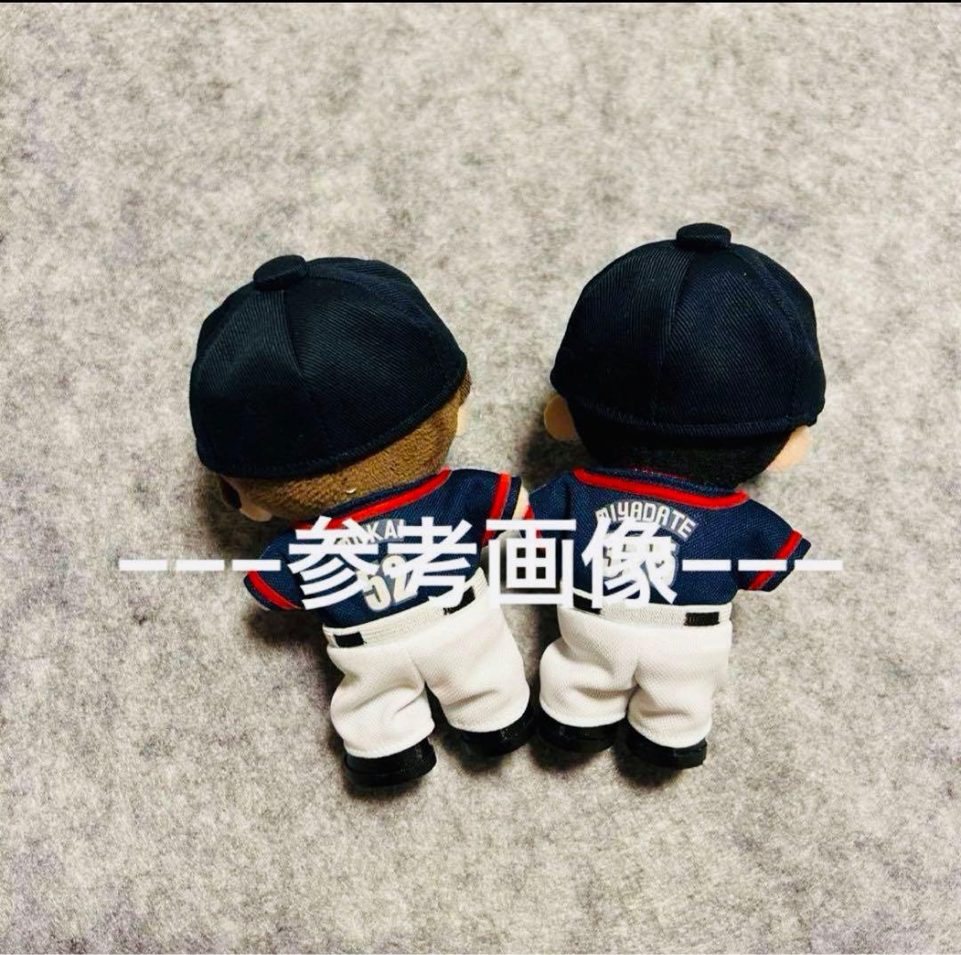 【休止中】すのチル　ぬい用　野球ユニホーム＆キャップ　Man