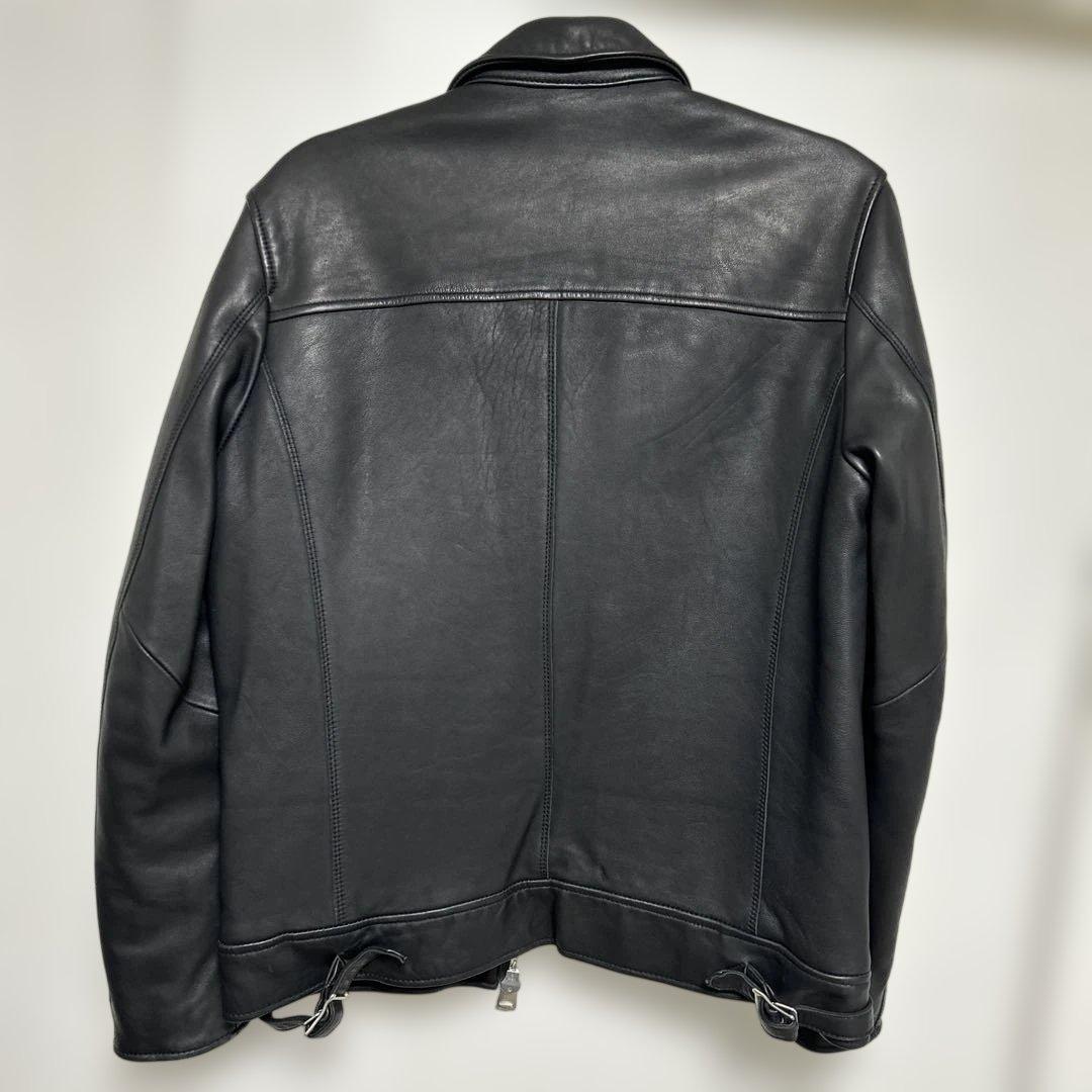 ナノユニバース　レザージャケット　シープレザー　ライダース
