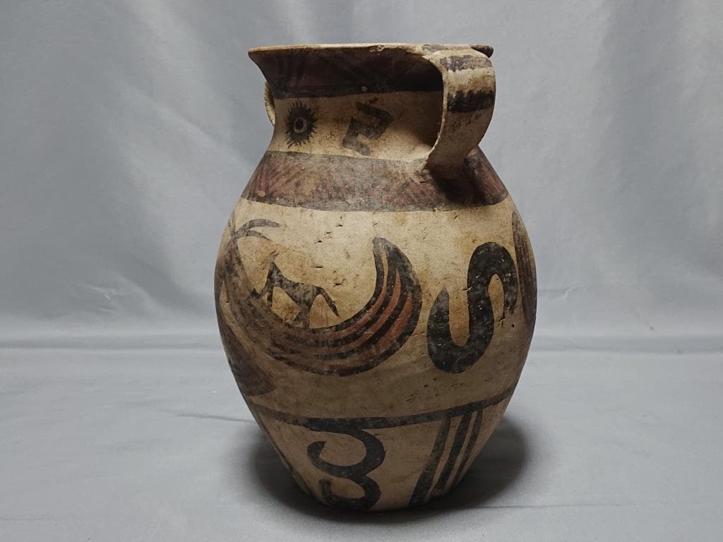 126　コレクター収集品　　インダス文明16～17世紀　彩紋土器