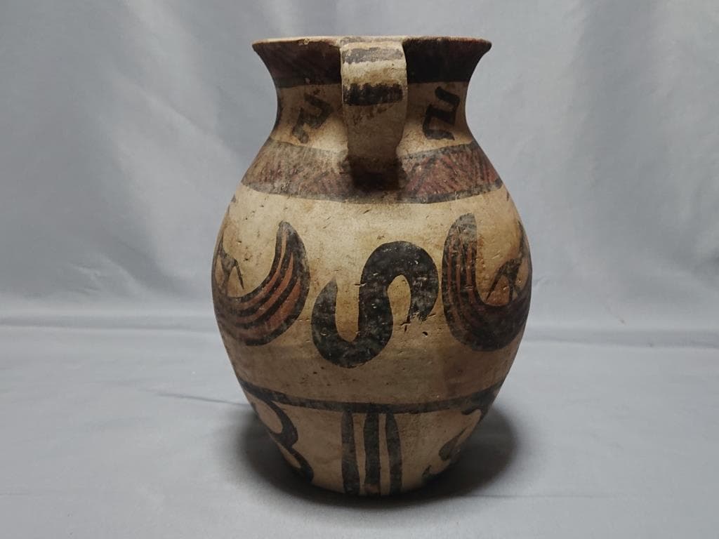 126　コレクター収集品　　インダス文明16～17世紀　彩紋土器