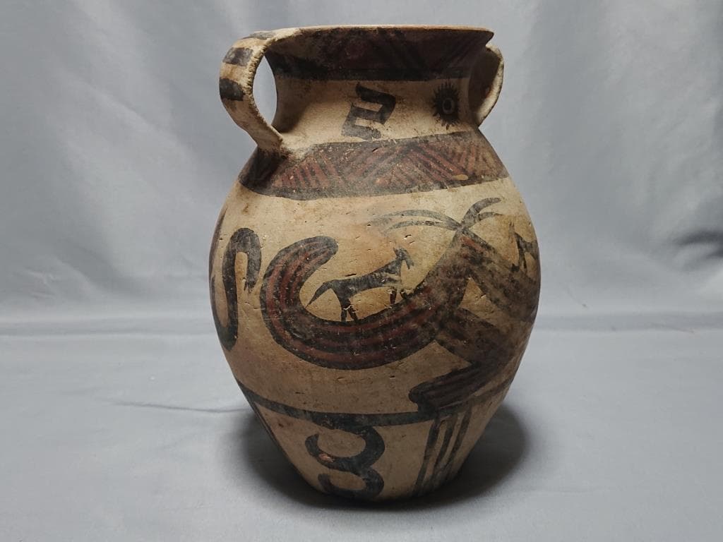 126　コレクター収集品　　インダス文明16～17世紀　彩紋土器