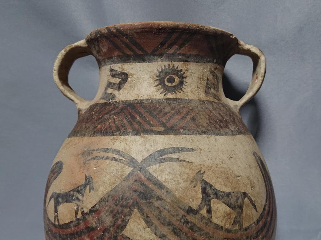 126　コレクター収集品　　インダス文明16～17世紀　彩紋土器