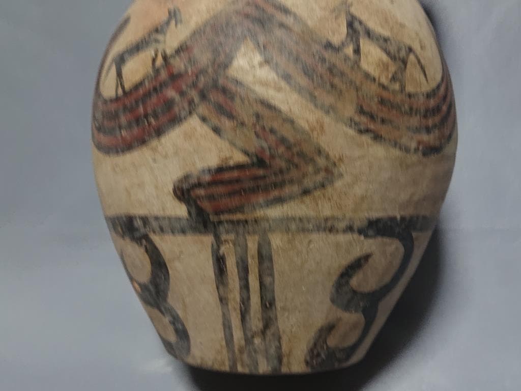 126　コレクター収集品　　インダス文明16～17世紀　彩紋土器