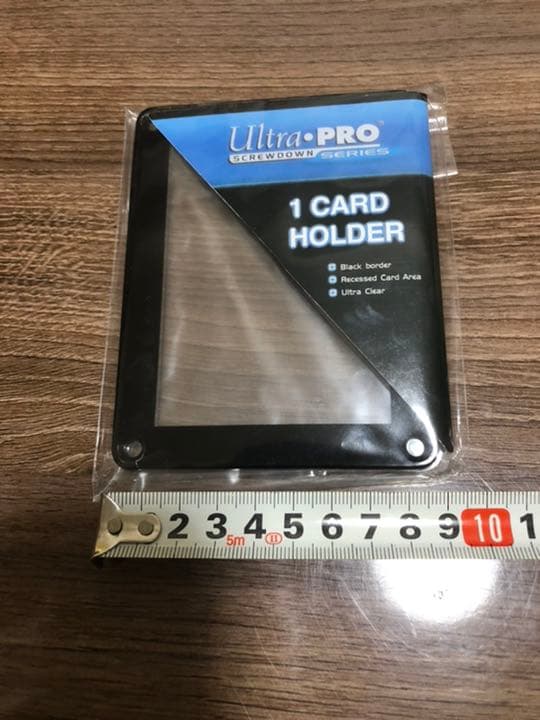 ウルトラプロ ブラックフレーム(黒枠) 1枚用 スクリューダウン 20点セット