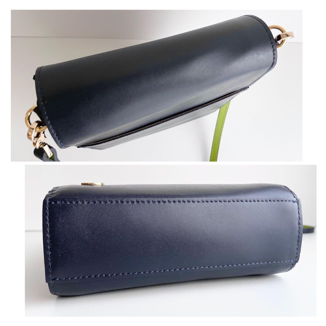 ADMJ ショルダーバッグ レクタングル ヴィッテリアルマ レザー 新品