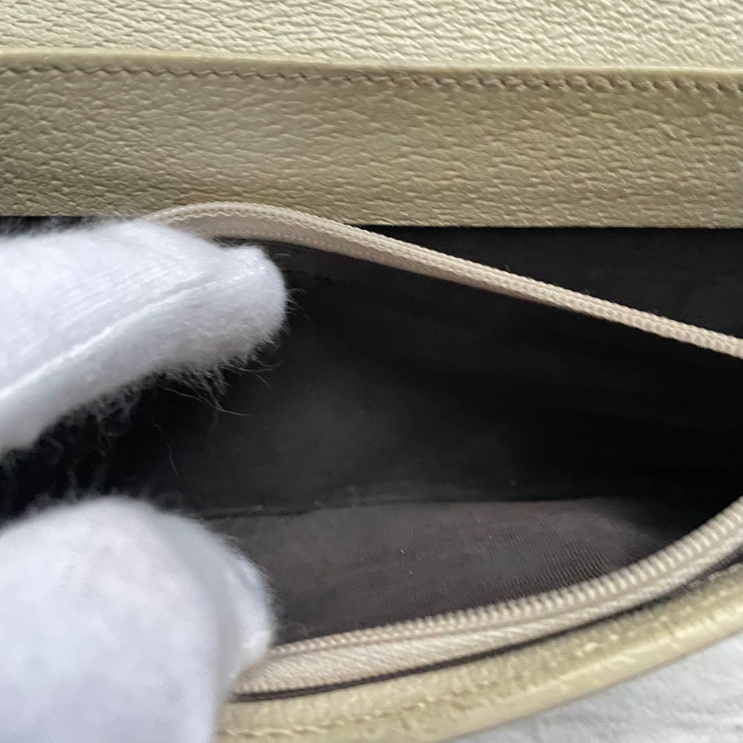 GUCCI グッチ 長財布 GGキャンバス ロゴプレート 折り財布 1219-④