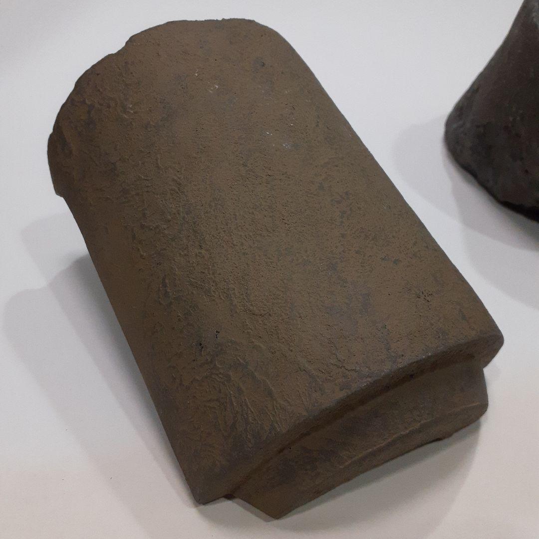 古代瓦花器　3点