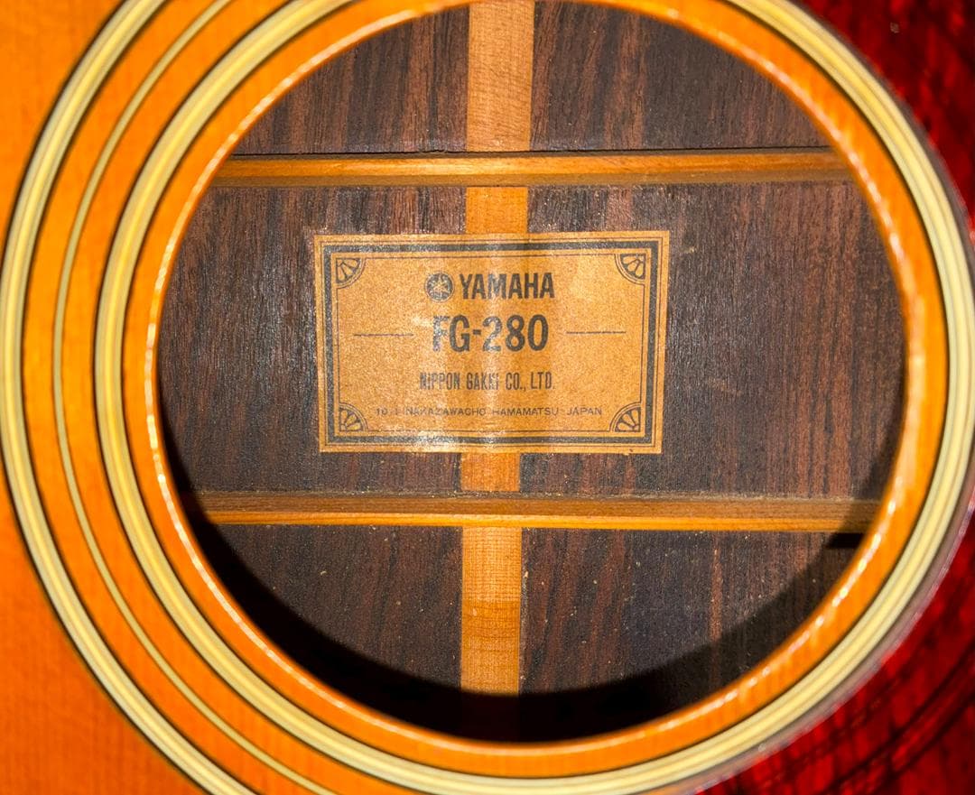 ぶ*う様 ★激鳴り！ジャパンビンテージ！ヤマハ-FG280グリーンラベル　試聴動