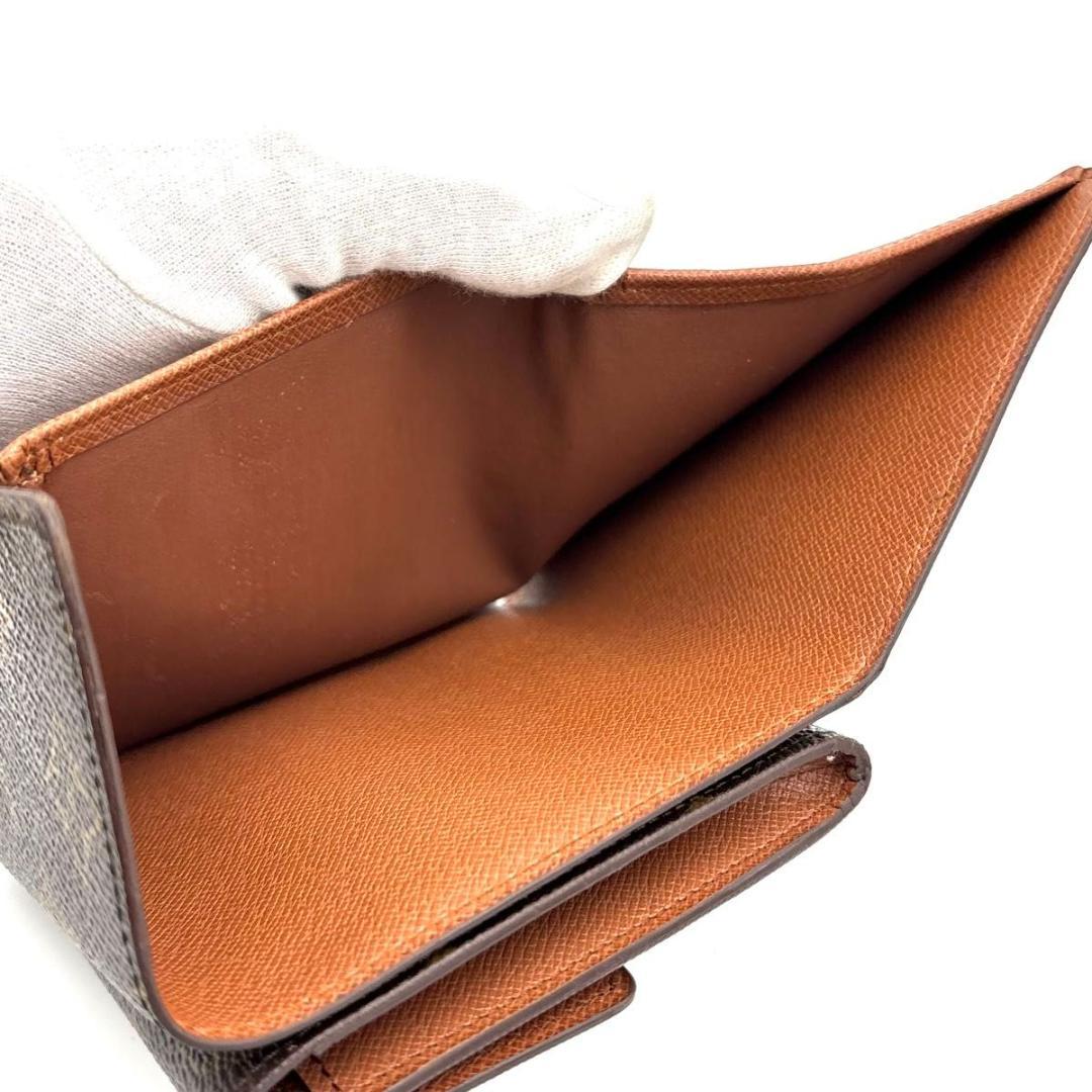 【新品同様】ルイヴィトン モノグラム カルトクレディ 三つ折り財布 Wホック