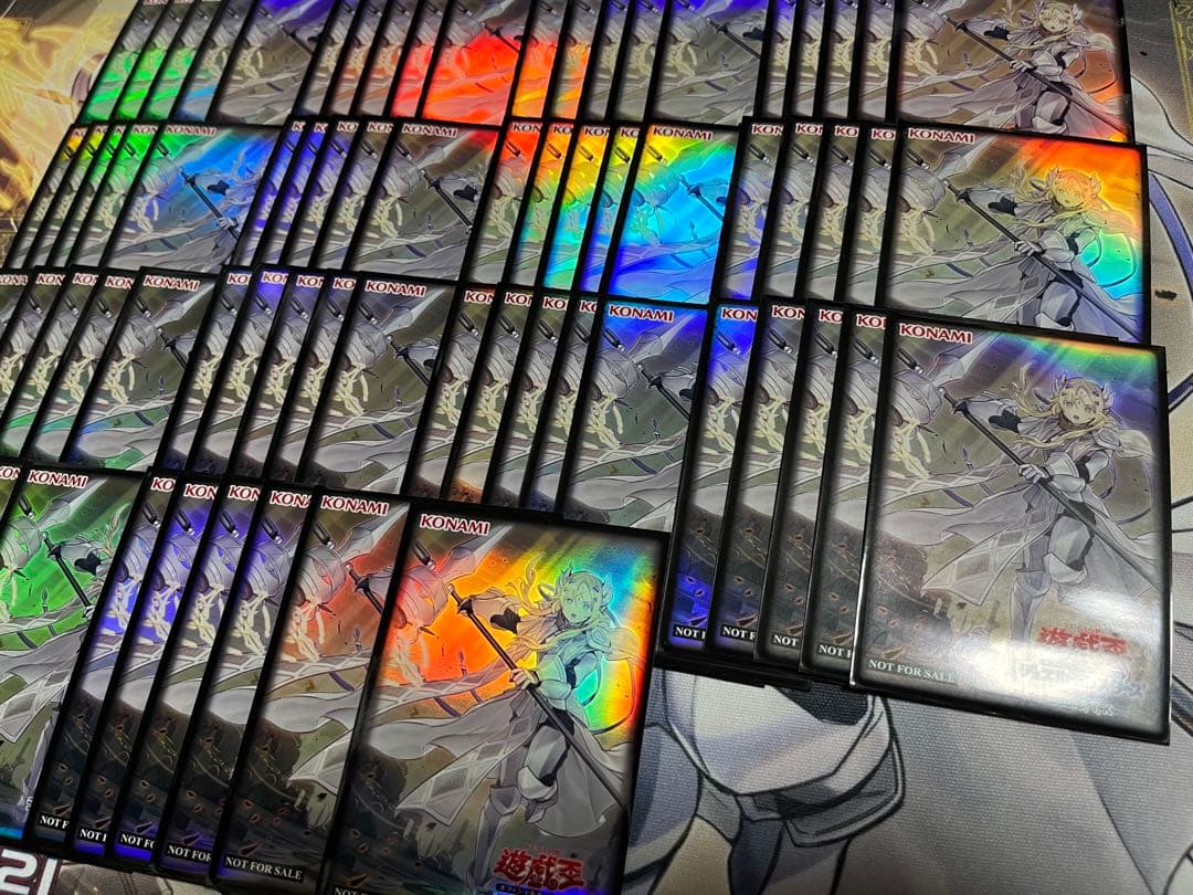 遊戯王　公式　WCQ プレイマット　スリーブ　エクレシア