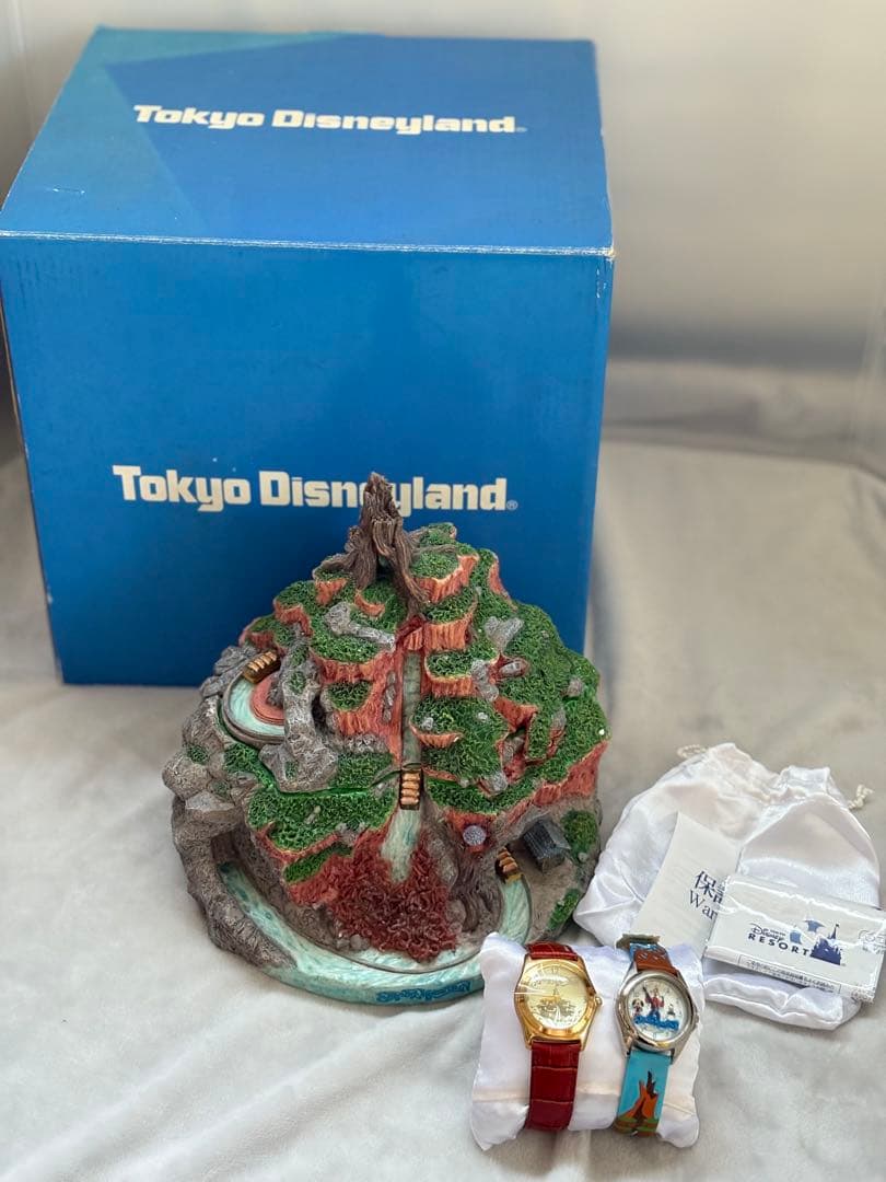 TDL 開園20周年記念 スプラッシュマウンテン 腕時計2本付 フィギュア レア