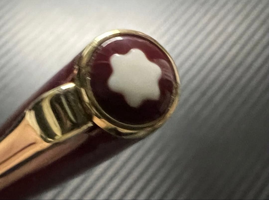 美品 モンブラン クラシック 万年筆 ボルドー EF 極細字