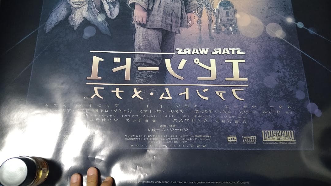 非売品/スター・ウォーズ/エピソード1/ポスター/A１/映画館販促用/当時もの