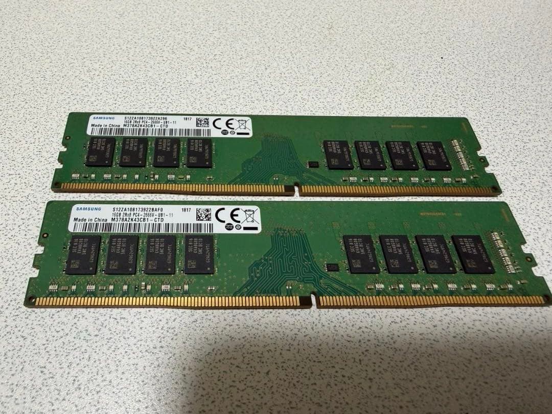 Samsung DDR4-2666 16GB ⨉ 2