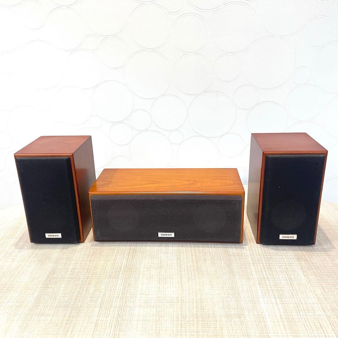 【ONKYO】木目調 5.1ch スピーカーシステム サブウーファー