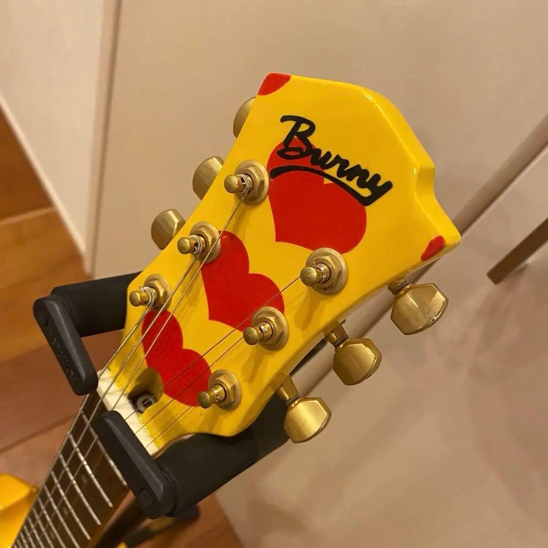 美品★BURNY Fernandes hide イエローハートJr. ミニギター