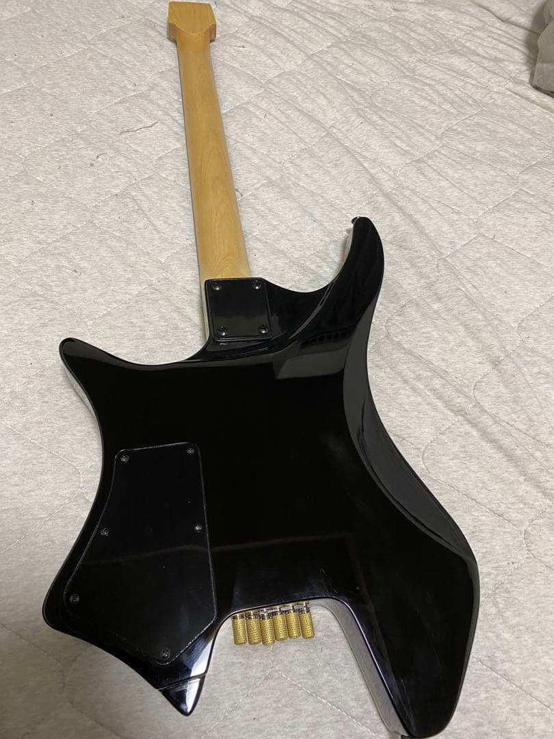 ◆6st Headless Guitar See Thru Black
