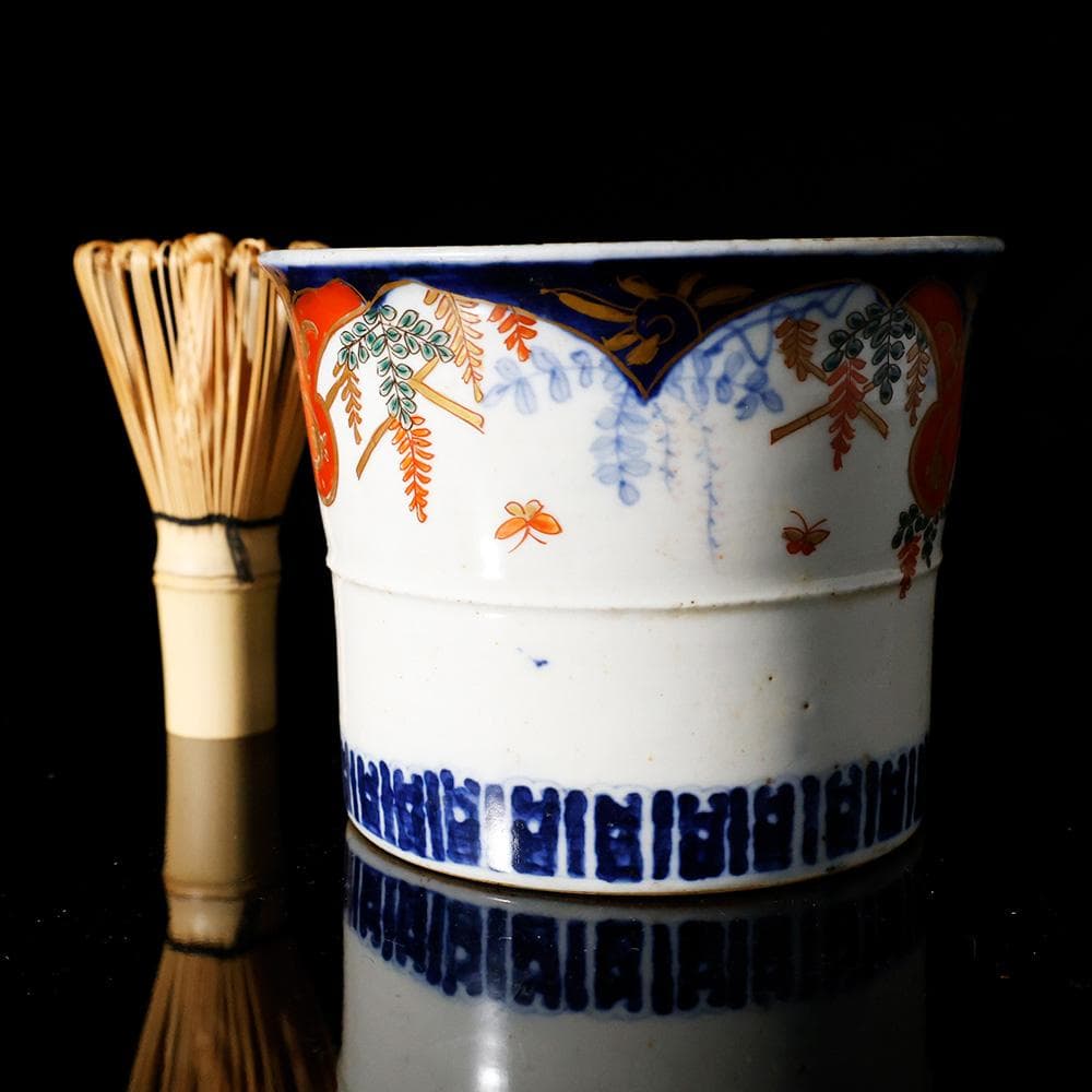 T 時代年代物　幕末　盃洗　深鉢　碇 陶器　陶芸品