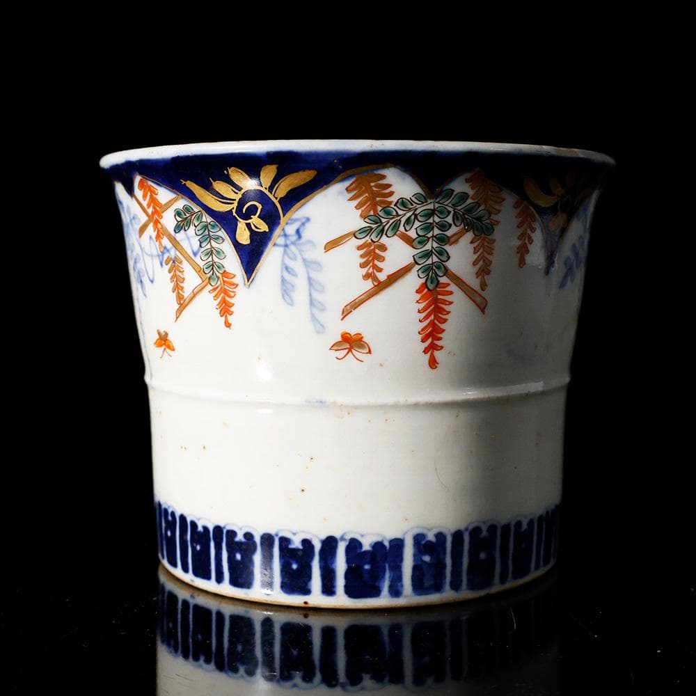 T 時代年代物　幕末　盃洗　深鉢　碇 陶器　陶芸品