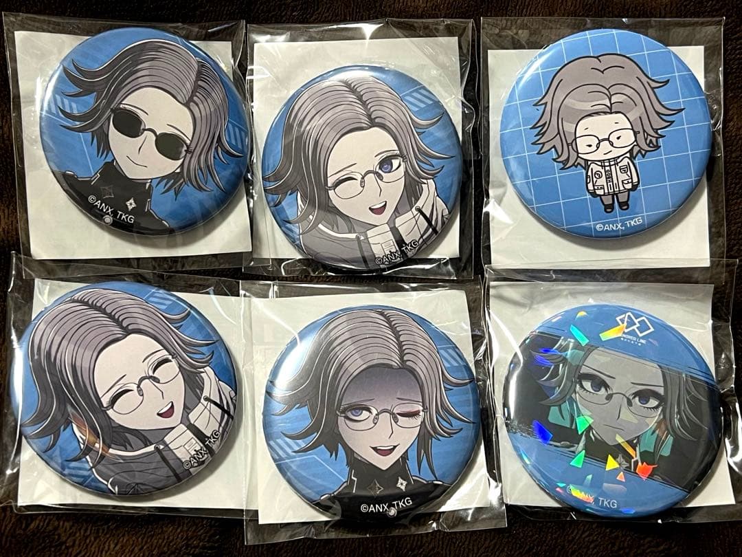 ハンドレッドライン ハンドラ コトブキヤくじ 缶バッジ 蒼月衛人 全6種セット