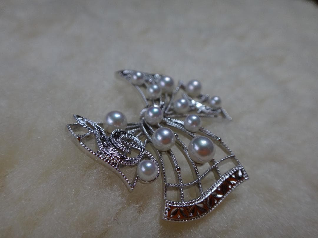 MIKIMOTO　ミキモト　パールブローチ