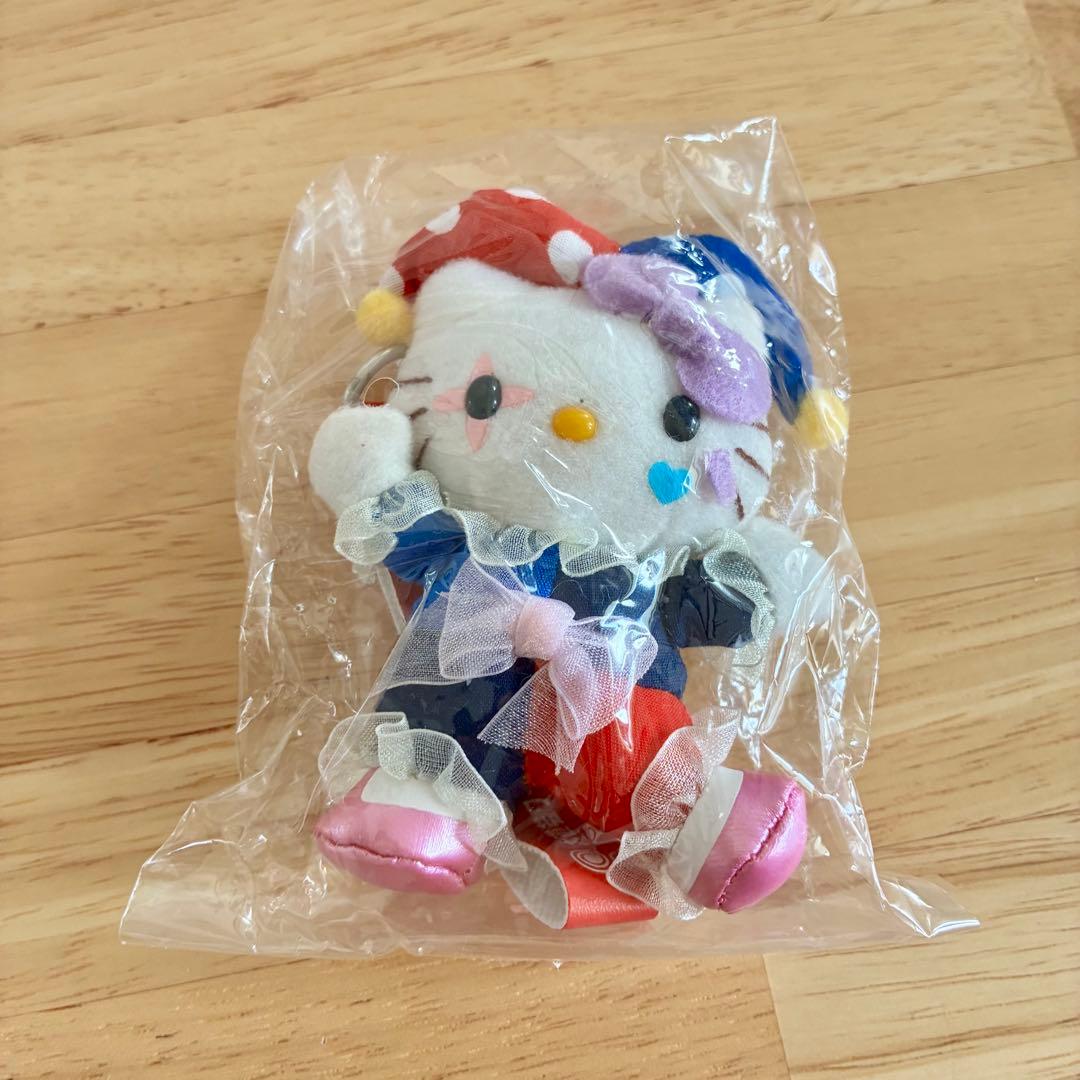 ハローキティ　マスコット　ぬいぐるみ 3セット　大道芸　アップルワンピ　たねまる