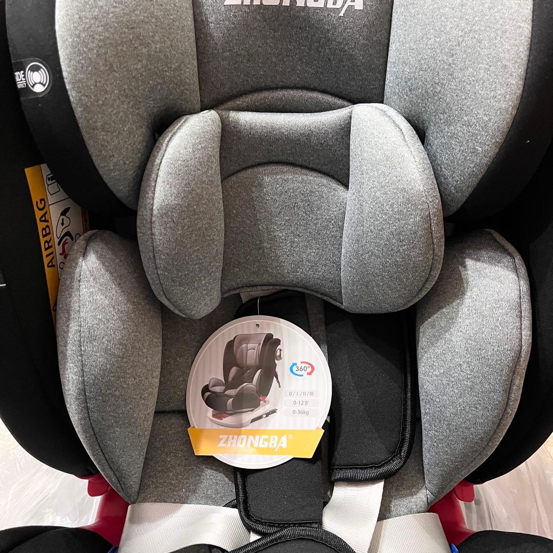 チャイルドシート ISOFIX 360度回転 リクライニング 日よけキャノピー