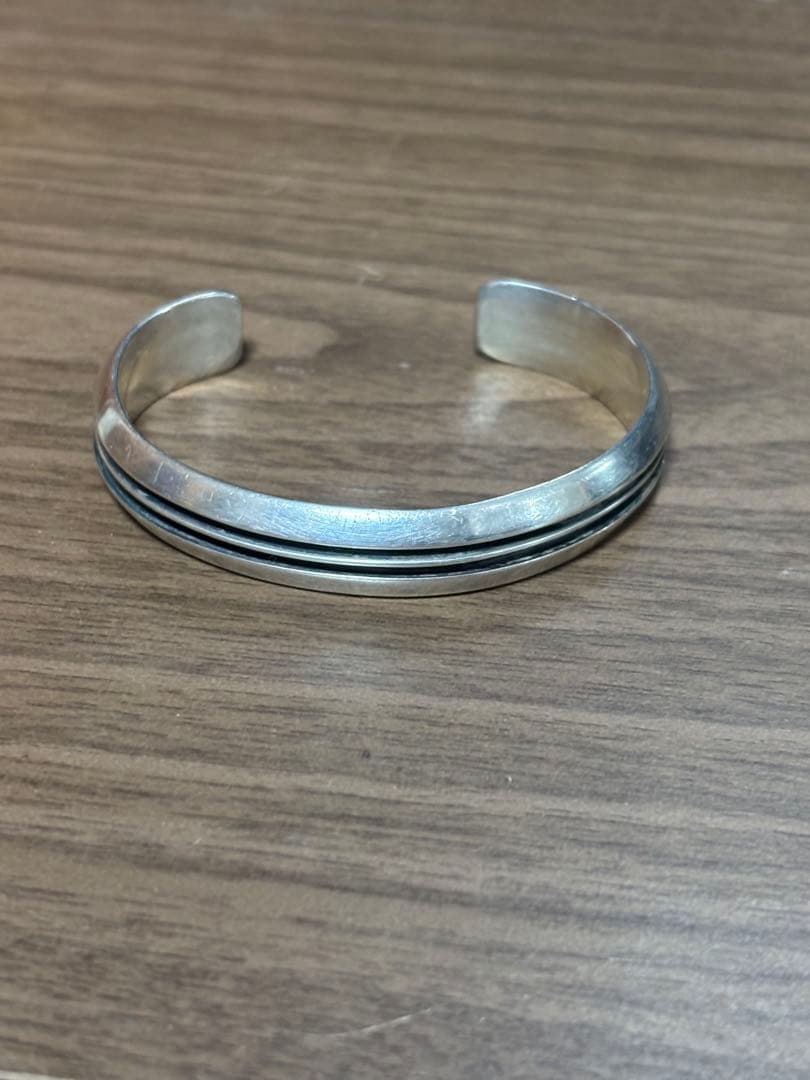 玄tom hawk シルバー トムホーク ツーライン バングル ナバホ族