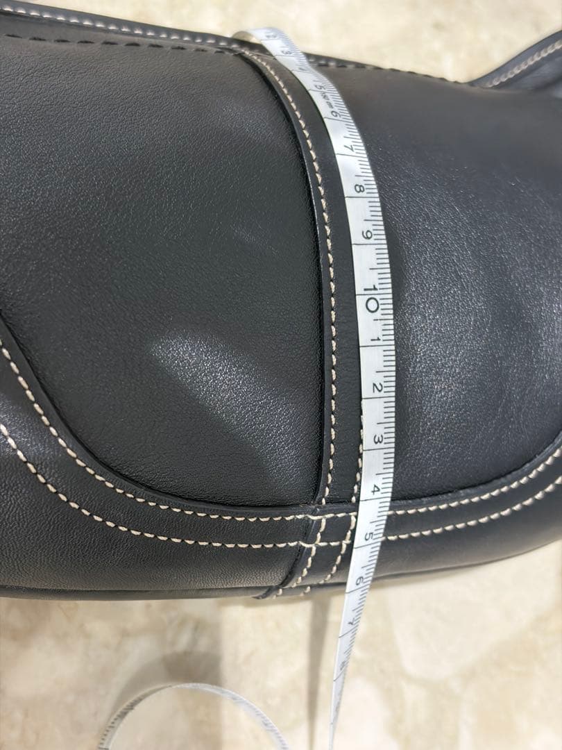 【美品】COACH ショルダーバッグ ワンショルダー レザー ブラック