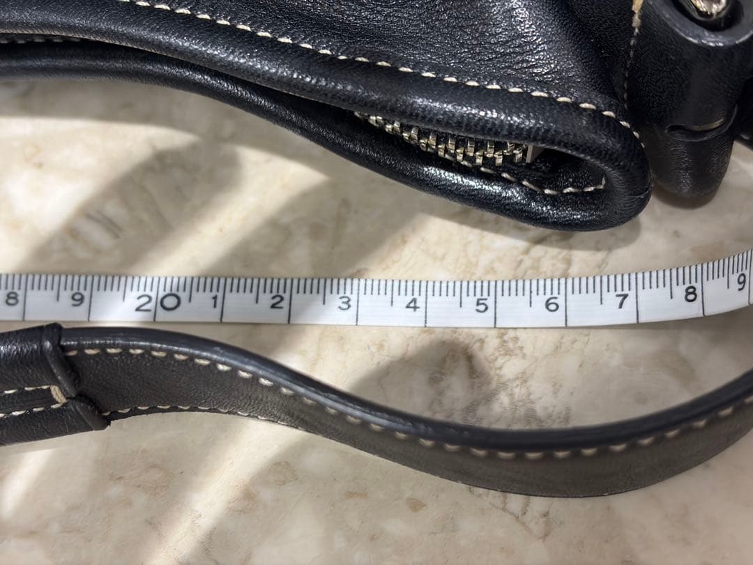 【美品】COACH ショルダーバッグ ワンショルダー レザー ブラック