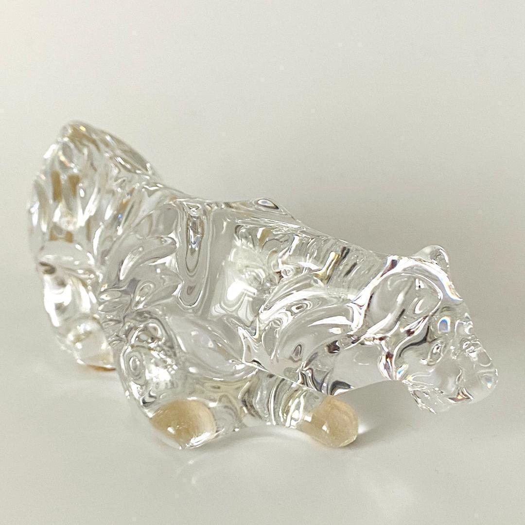 【バカラ】baccarat 動物 トラ 虎 寅 置物 インテリア★美品★