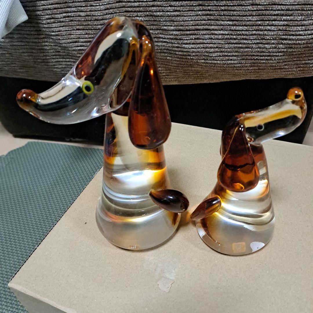 MultiGlass マルティグラス 2点セット 犬 昭和レトロ