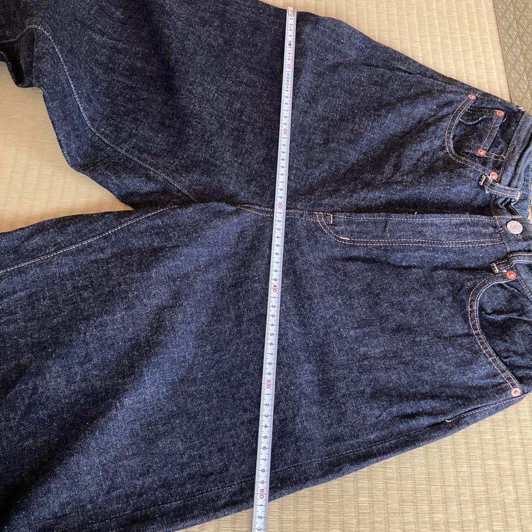 デニムダンガリー ワイドデニム　150 160