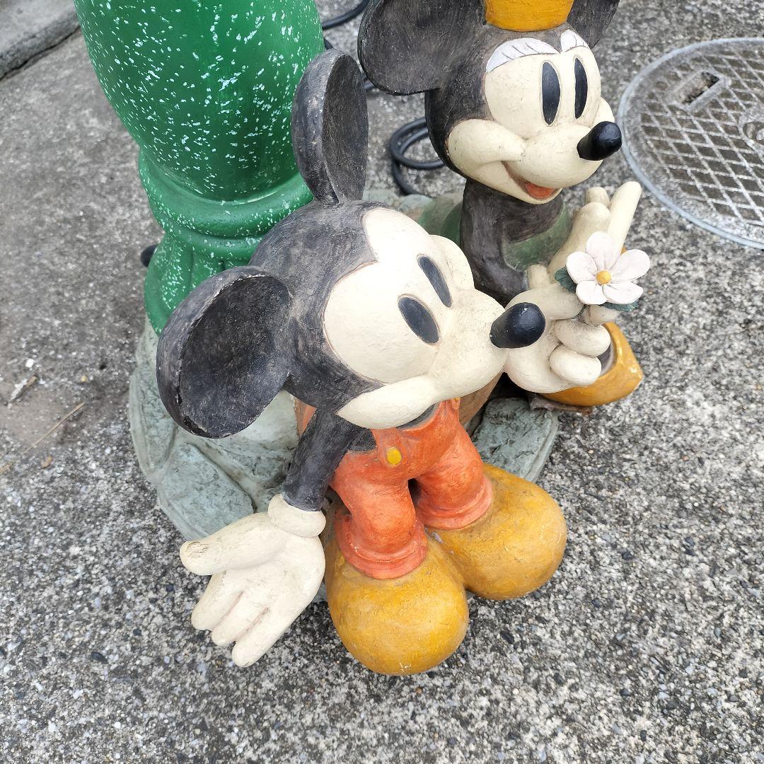希少 ディズニー ガーデンライト ミッキー ミニー 玄関灯 外灯 アンティーク