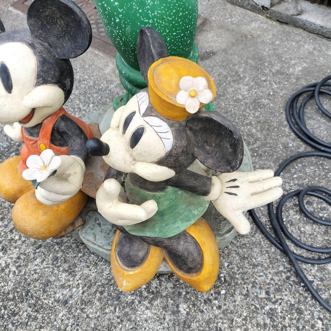 希少 ディズニー ガーデンライト ミッキー ミニー 玄関灯 外灯 アンティーク