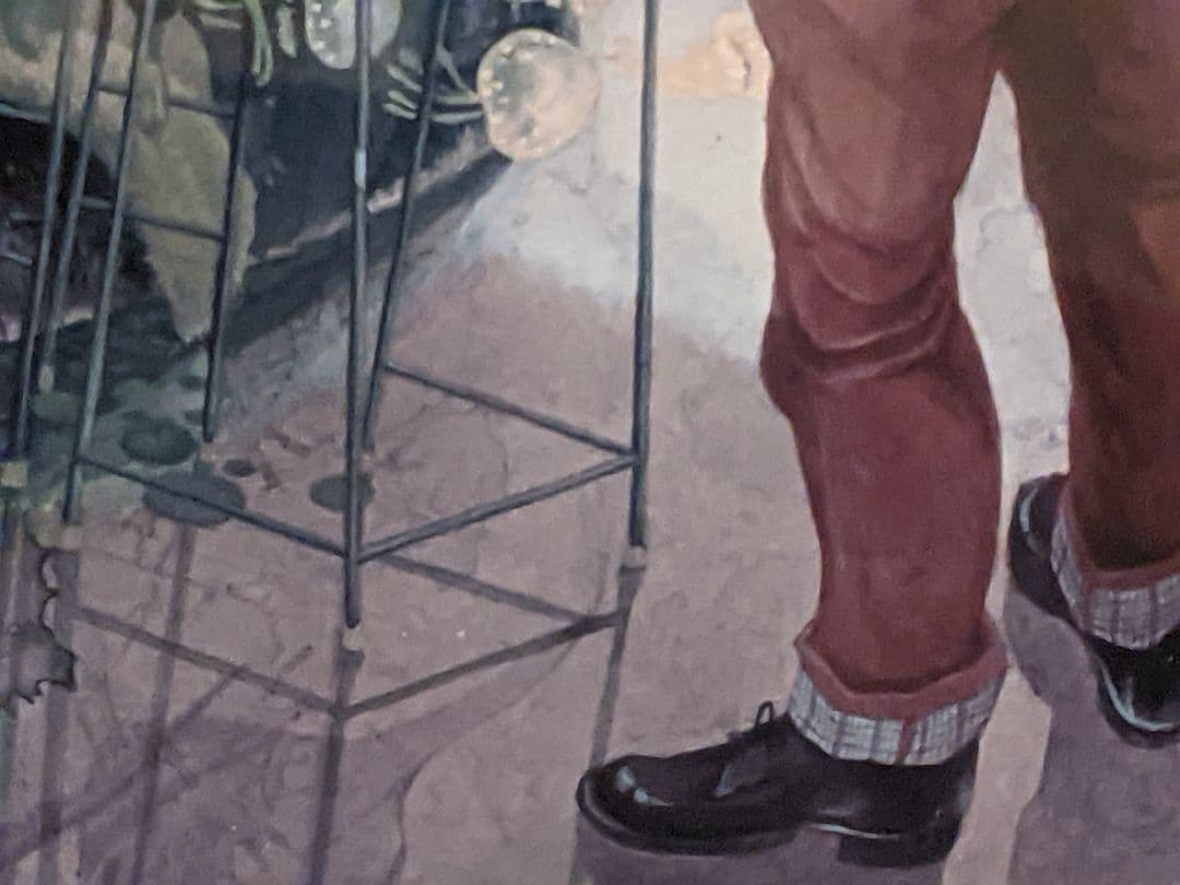 絵画　少女　水彩画