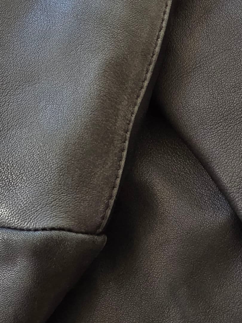 メゾンマルジェラ 八の字 ライダース レザージャケット 48