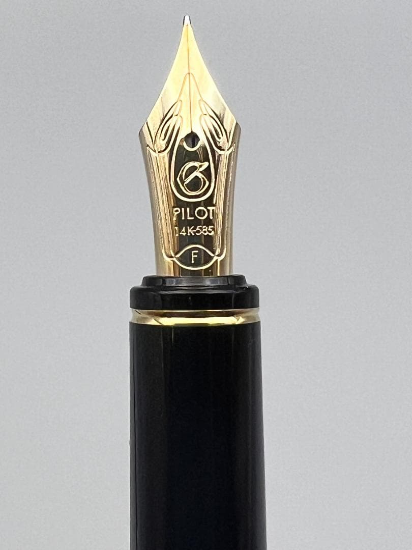 PILOT パイロット 万年筆 カスタム ブルーマーブル F ペン先 14K