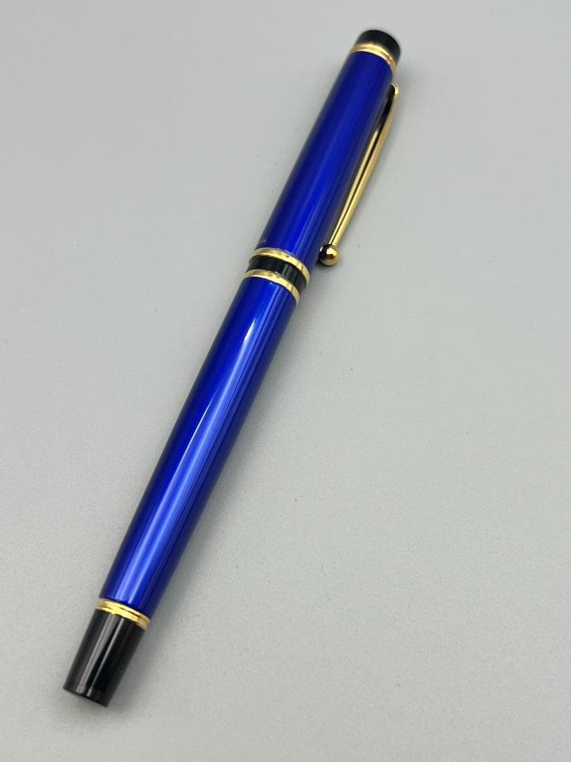 PILOT パイロット 万年筆 カスタム ブルーマーブル F ペン先 14K