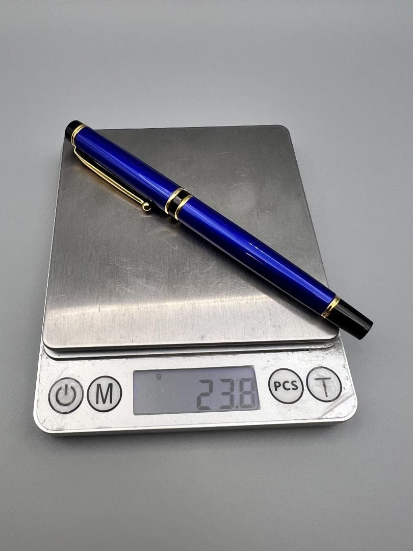 PILOT パイロット 万年筆 カスタム ブルーマーブル F ペン先 14K