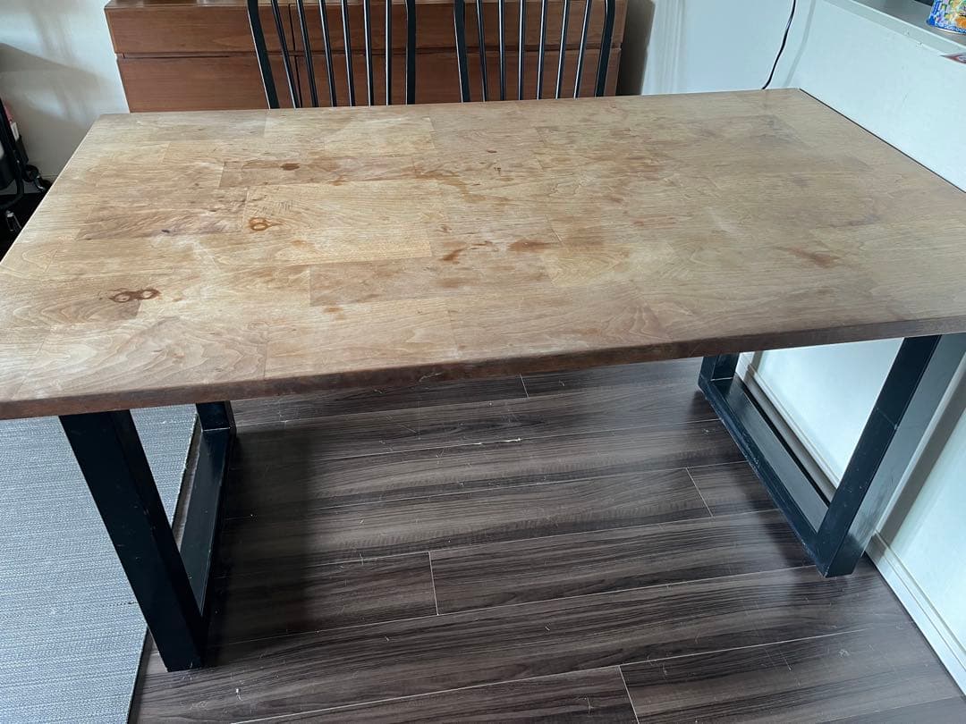 マスターウォール　モザイク　ダイニングテーブル　140センチ