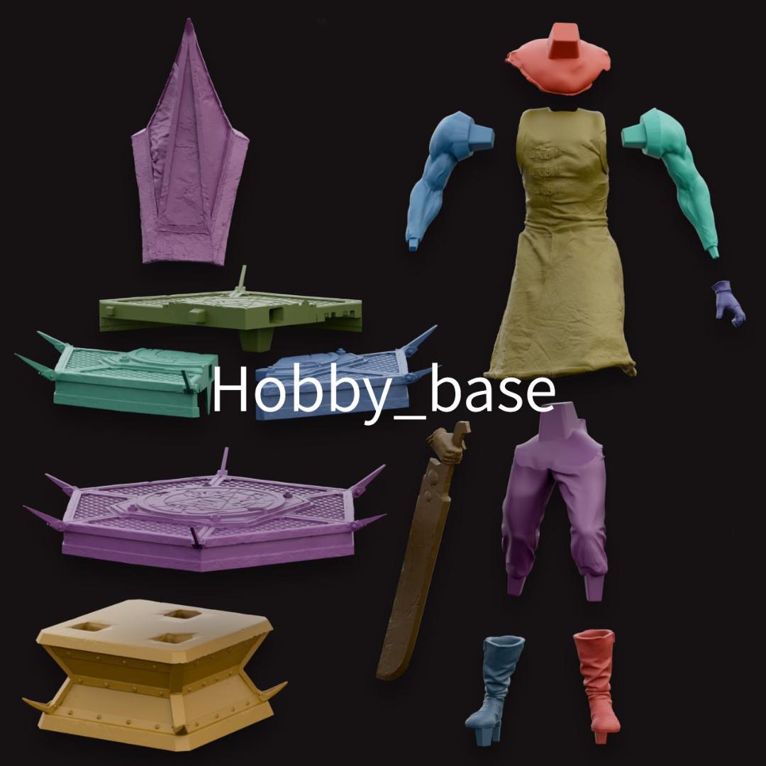 1/8 未塗装未組立 フィギュア ガレージキット 三角頭 サイレントヒル