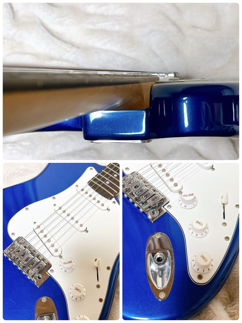 ★美品★ Photogenic 初心者向けギター ストラトキャスター ブルー