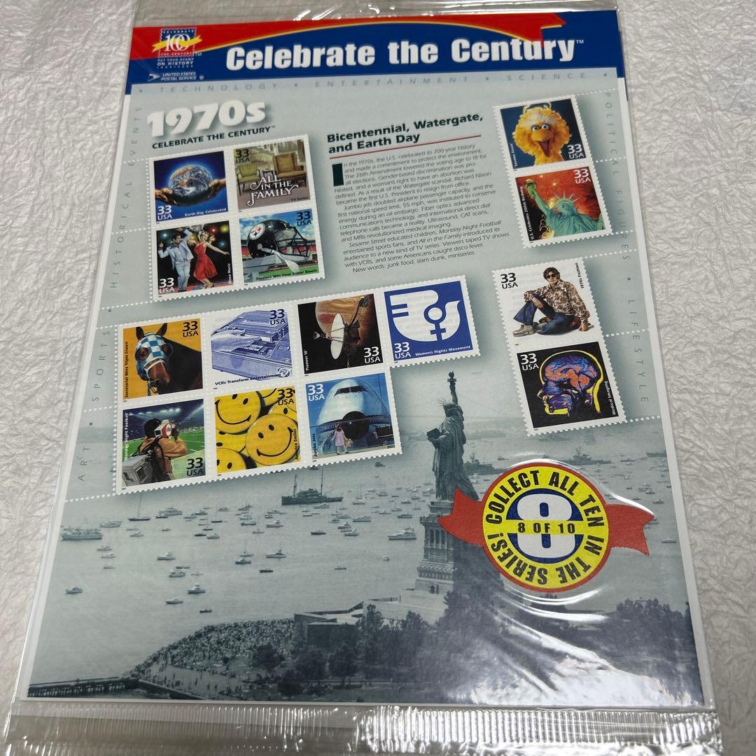 20世紀シリーズ 1900年〜1990年10シート未開封袋入り説明書付