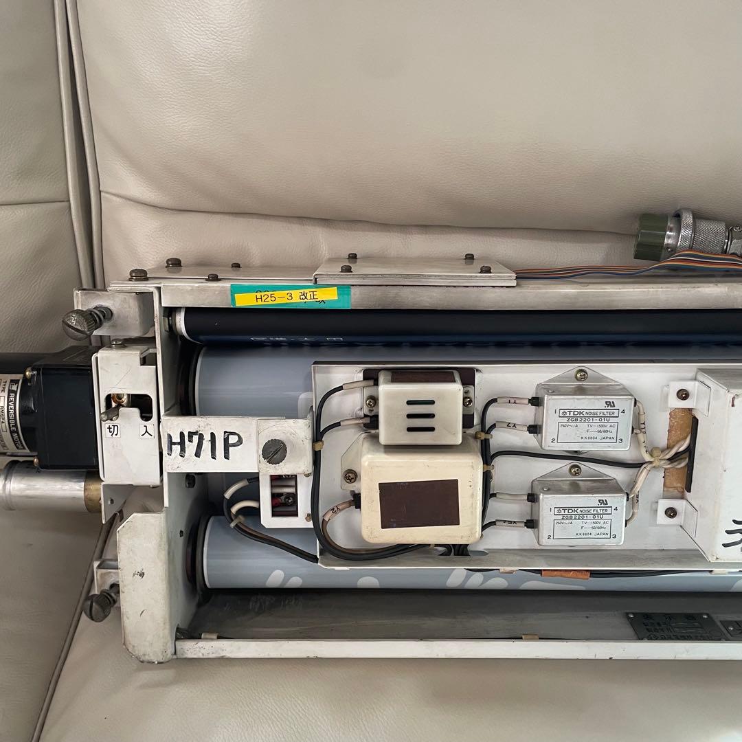 東武鉄道 10000型 側面方向幕付き行先表示機　鉄道　幕　部品