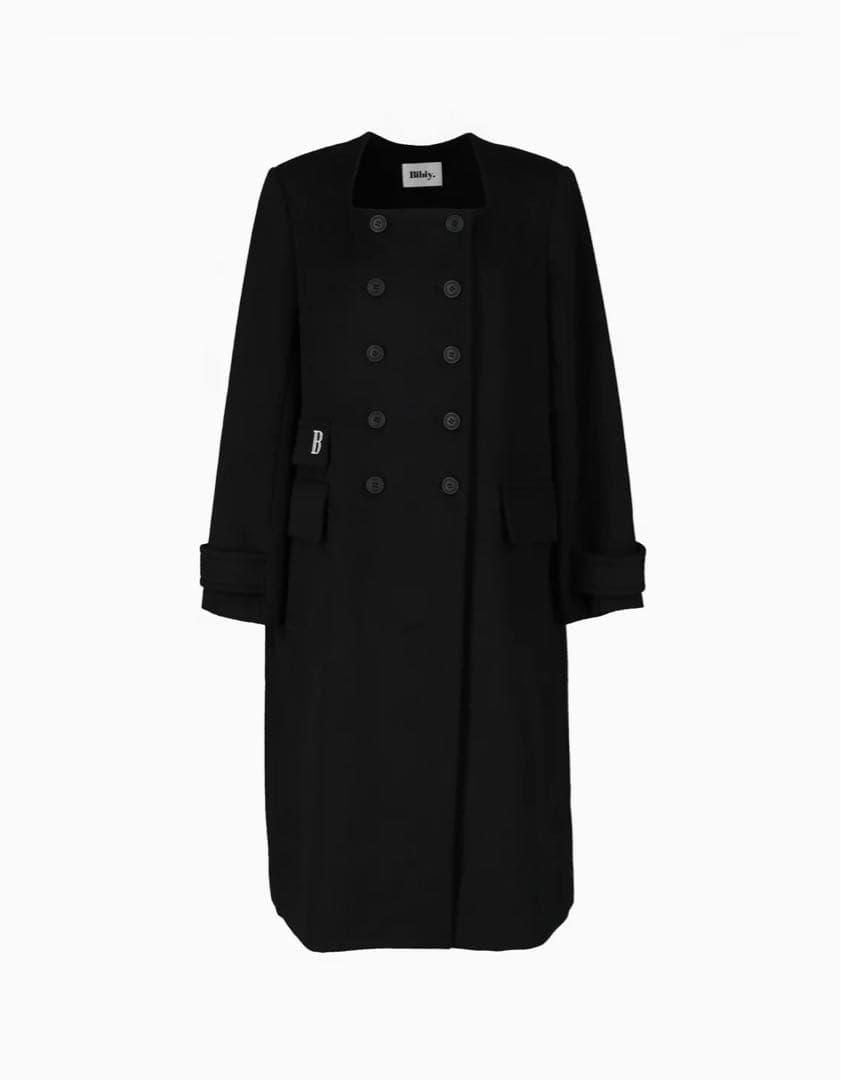 タグ付き新品 bibiy B. CAROL COAT ロングコート ブラック 黒