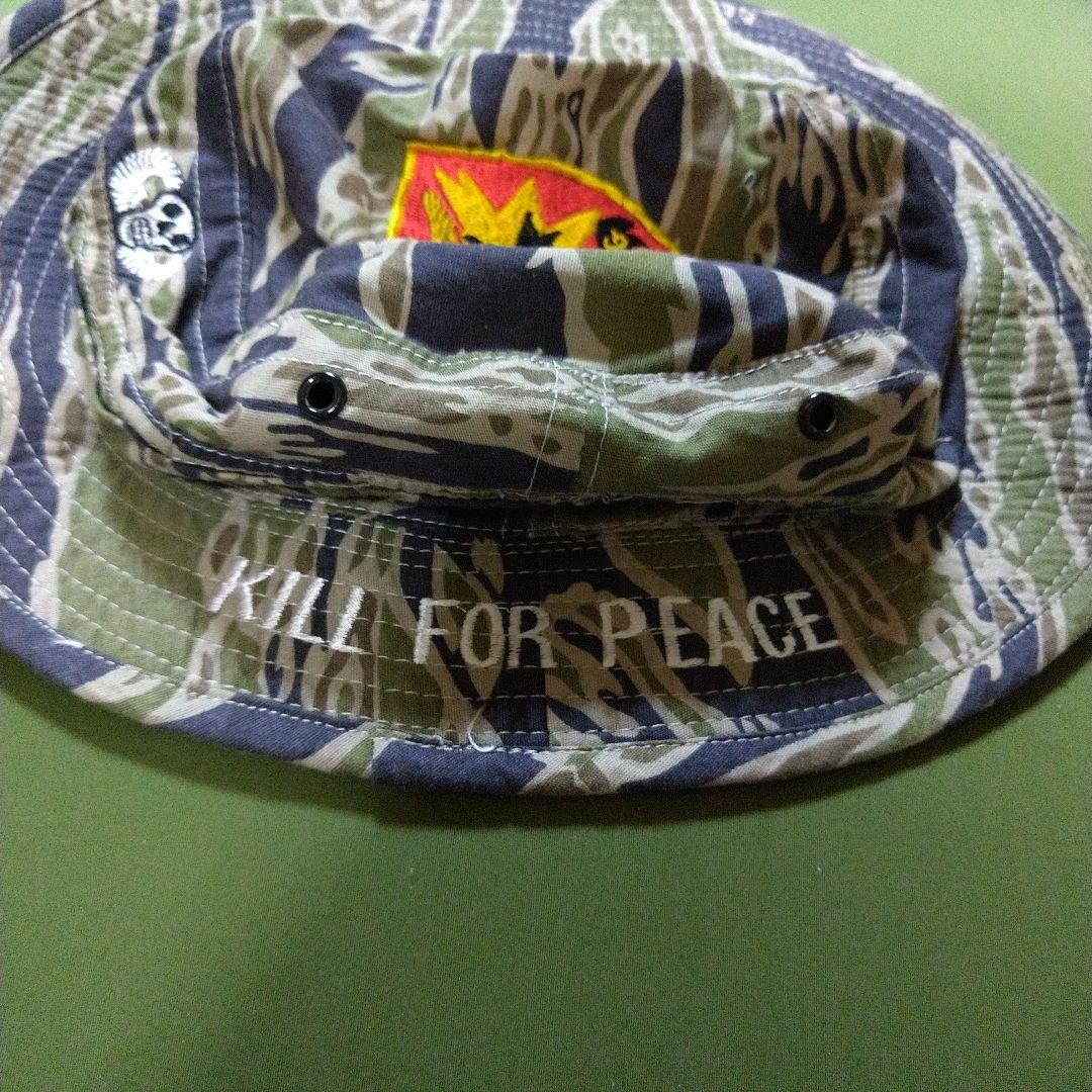 ベトナム戦☆タイガーストライプ☆刺繍☆HAT☆
