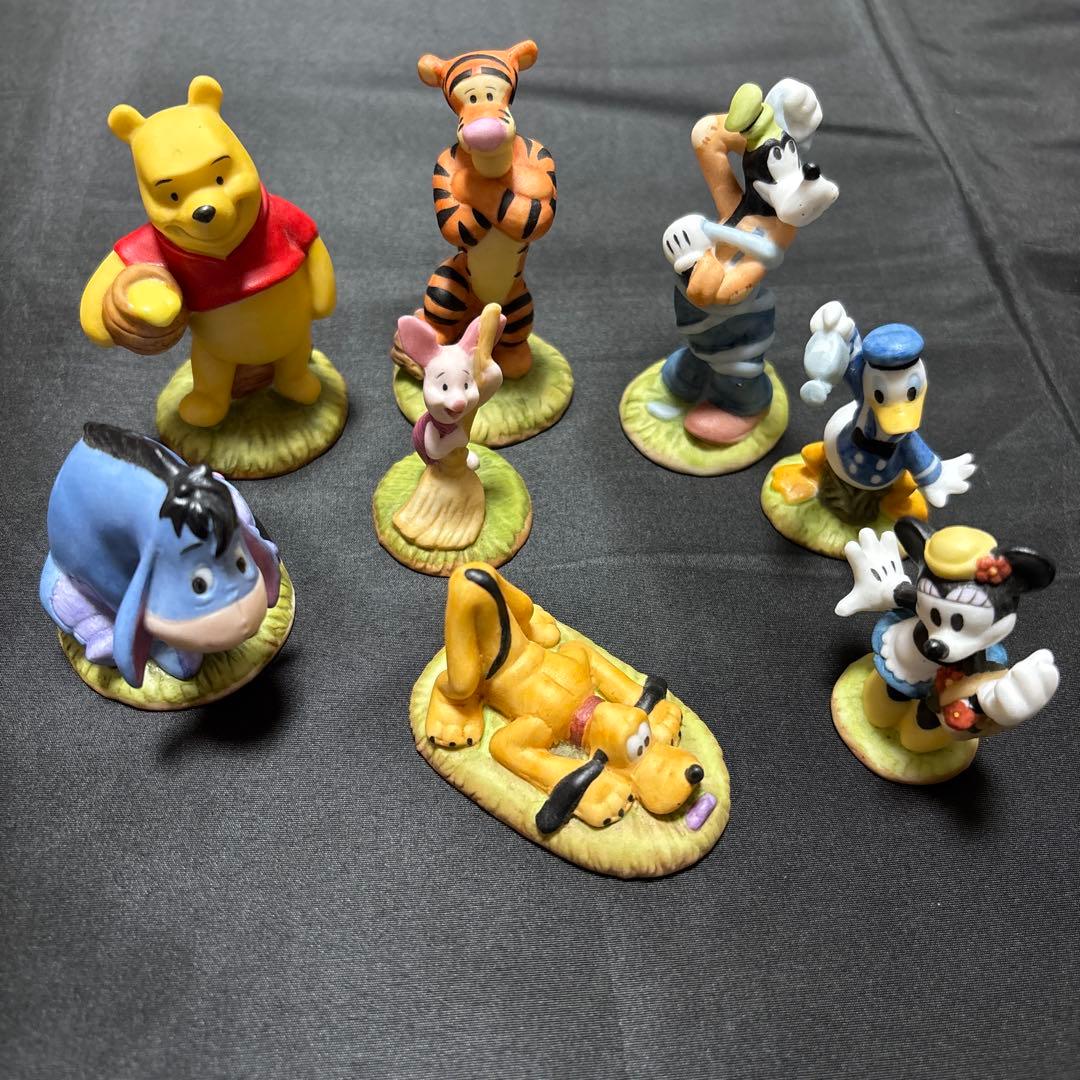 ディズニー 加藤工芸 ガーデンフィギュア ミニチュア陶器 くまのプーさん なかま