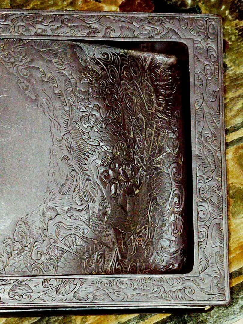 ♥中国　硯　太子硯　大型　８ｋｇ　古玩　骨董品